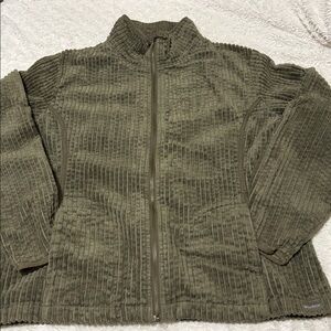 Woolrich Khaki Ribbed Jacket